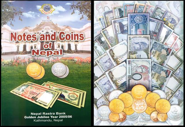 book note coins of Nepal