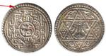 1715 dotted border mandal type coin