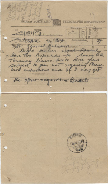 1948 india used abroad telegraph